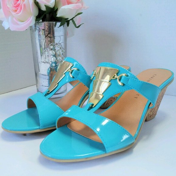 Karen Scott Shoes - Karen Scott Turquoise color sandal, size 8M